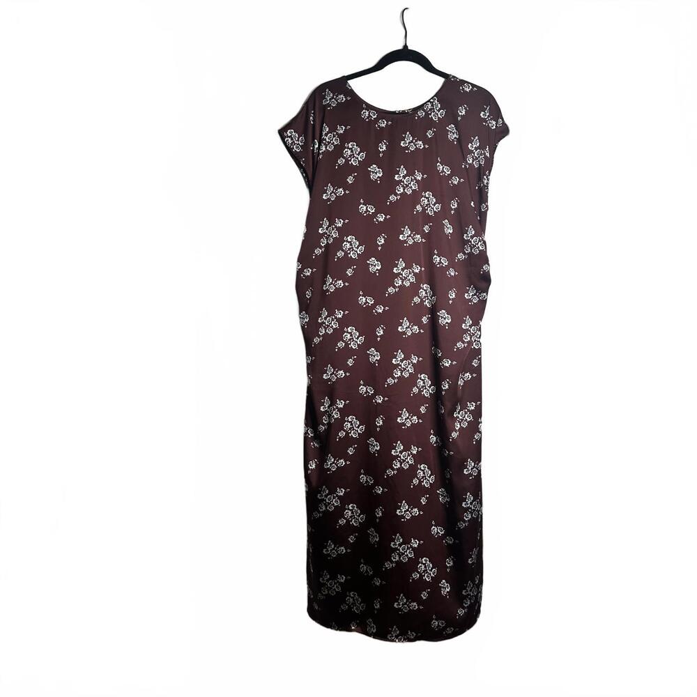 XXL A New Day Women's Floral Print Midi Dress